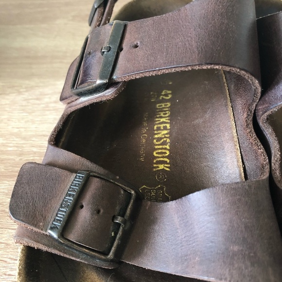 Birkenstock Milano Brown Sandals size 42 - Picture 4 of 16